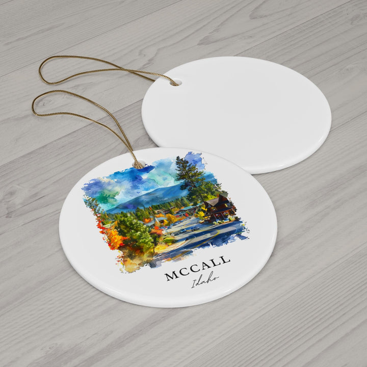 Mccall Idaho Ornament: Unique Mccall Souvenir, Mccall Xmas Decor, and Authentic Mccall Idaho Christmas Gift
