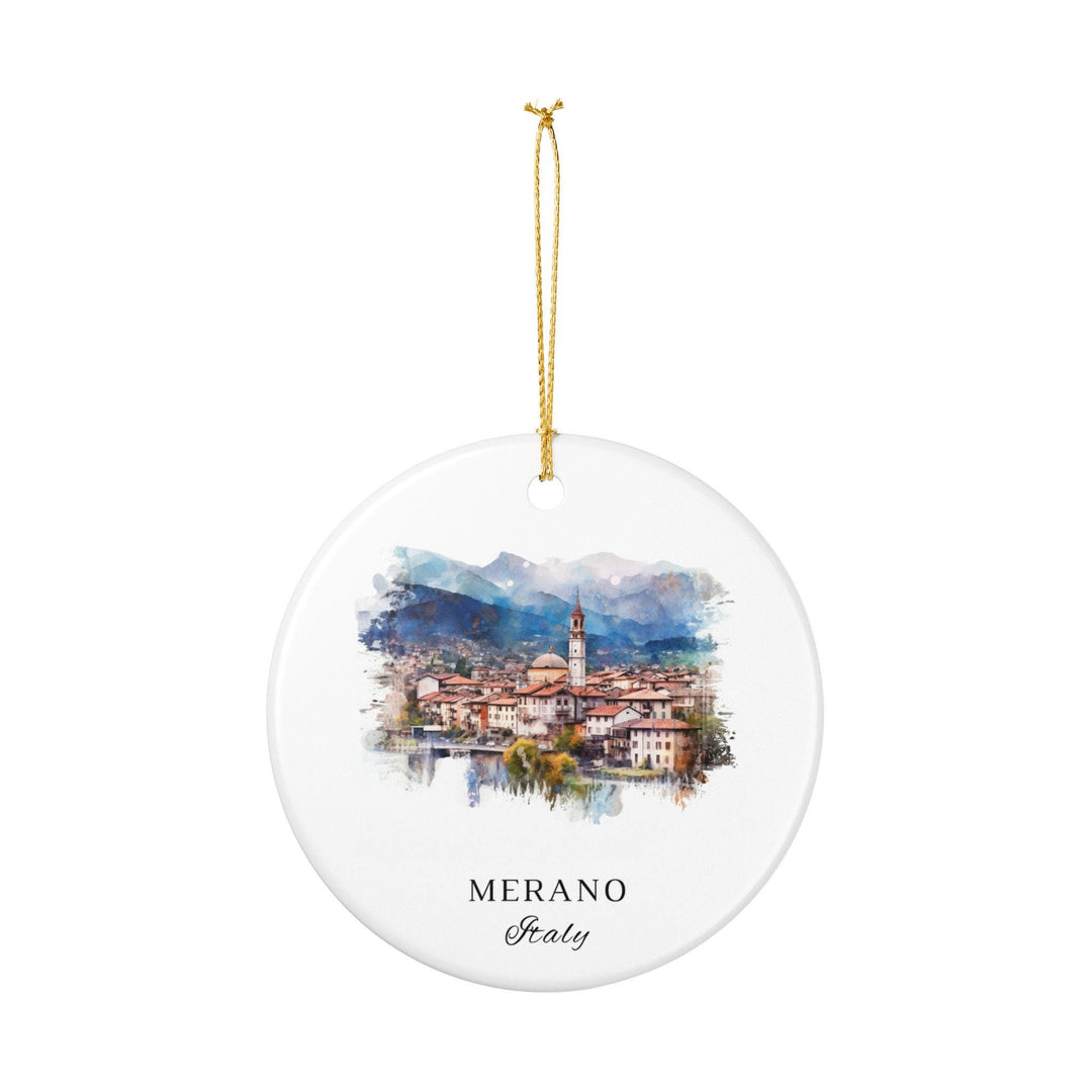 Merano Italy Ornament: Unique Merano Souvenir, Merano IT Xmas Decor, and Authentic Merano Italy Gift