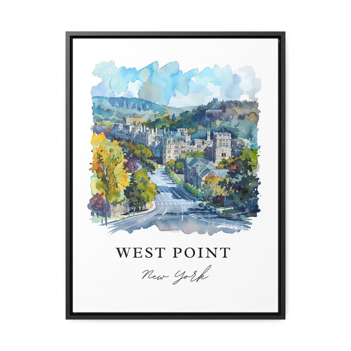 West Point NY Art, West Point Print, West Point Watercolor Art, West Point New York Gift,