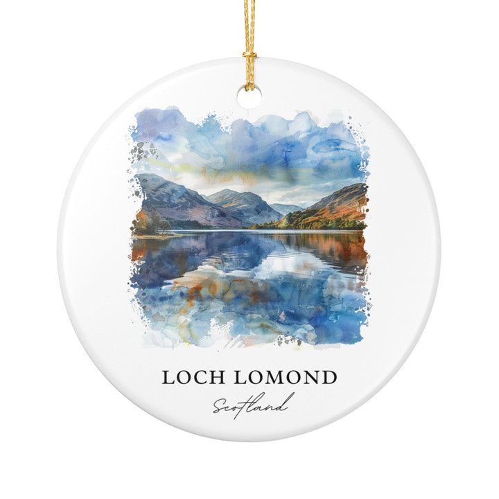 Loch Lomond Ornament: Unique Loch Lomond Souvenir, Scotland Xmas Decor, and Authentic Loch Lomond Gift