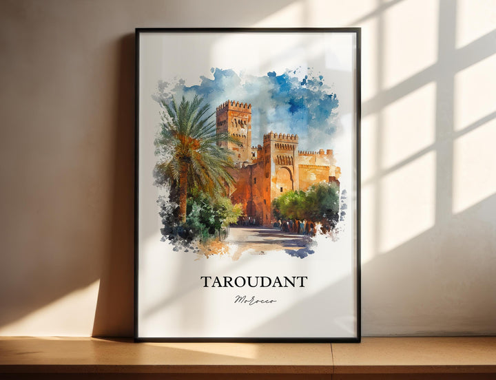 Taroudant, Morocco – Watercolor Art Print
