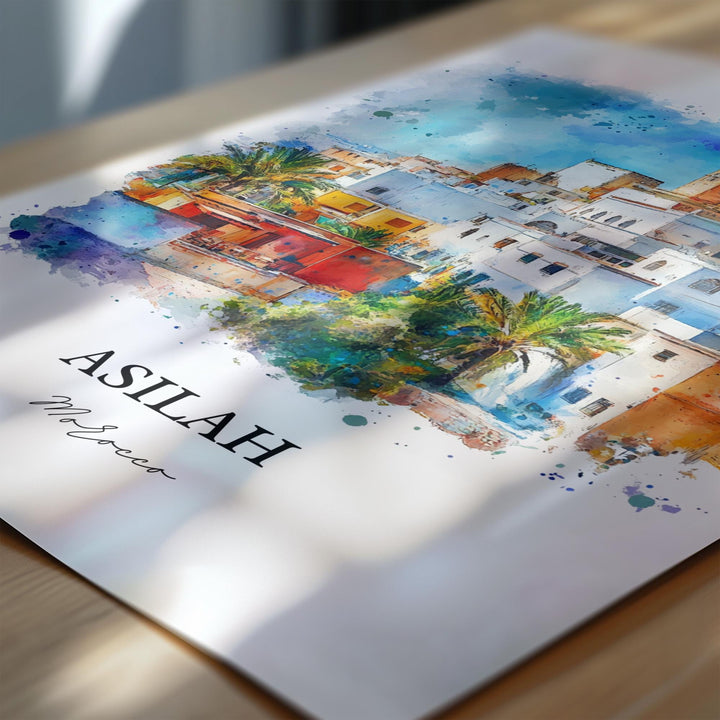 Asilah, Morocco – Watercolor Art Print