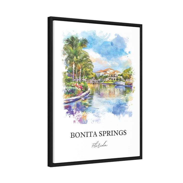 Bonita Springs, Florida, USA – Watercolor Art Print