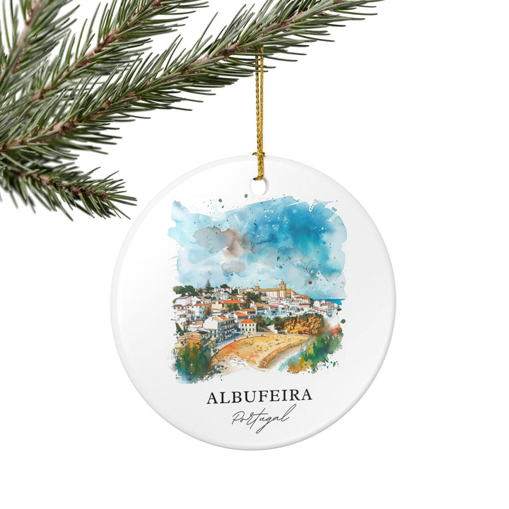 Albufeira Ornament: Unique Albufeira Souvenir, Albufeira Xmas Decor, and Authentic Albufeira Portugal Gift