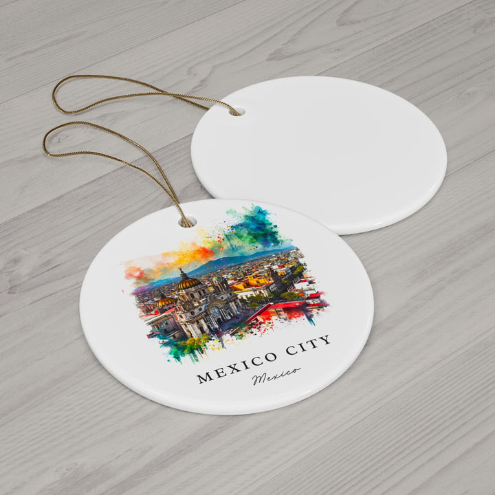 Mexico City Ornament: Unique Mexico City Souvenir, CDMX  Xmas Decor, and Authentic Mexico City Christmas Gift