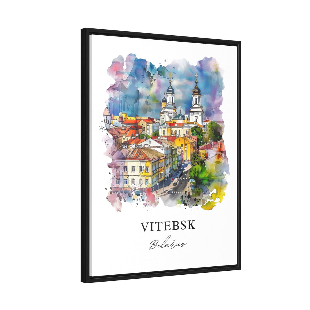 Vitebsk Wall Art, Vitebsk Belarus Print, Vitebsk Watercolor, Vitebsk Belarus Gift,