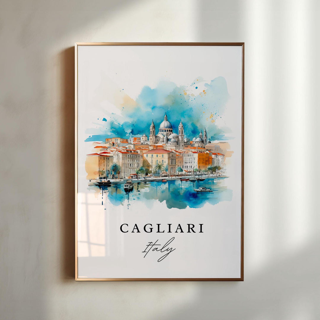 Cagliari Wall Art - Italy Print