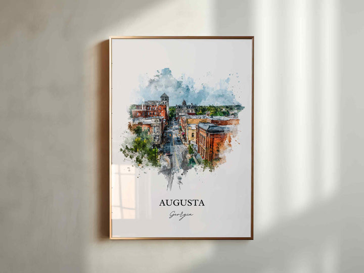 Augusta, Georgia – Watercolor Art Print