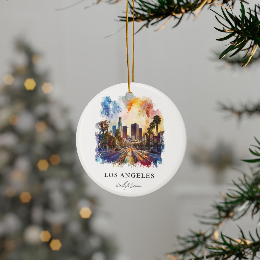 Los Angeles Ornament: Unique LAX Souvenir, Los Angeles Decor, and Authentic LA California Gift