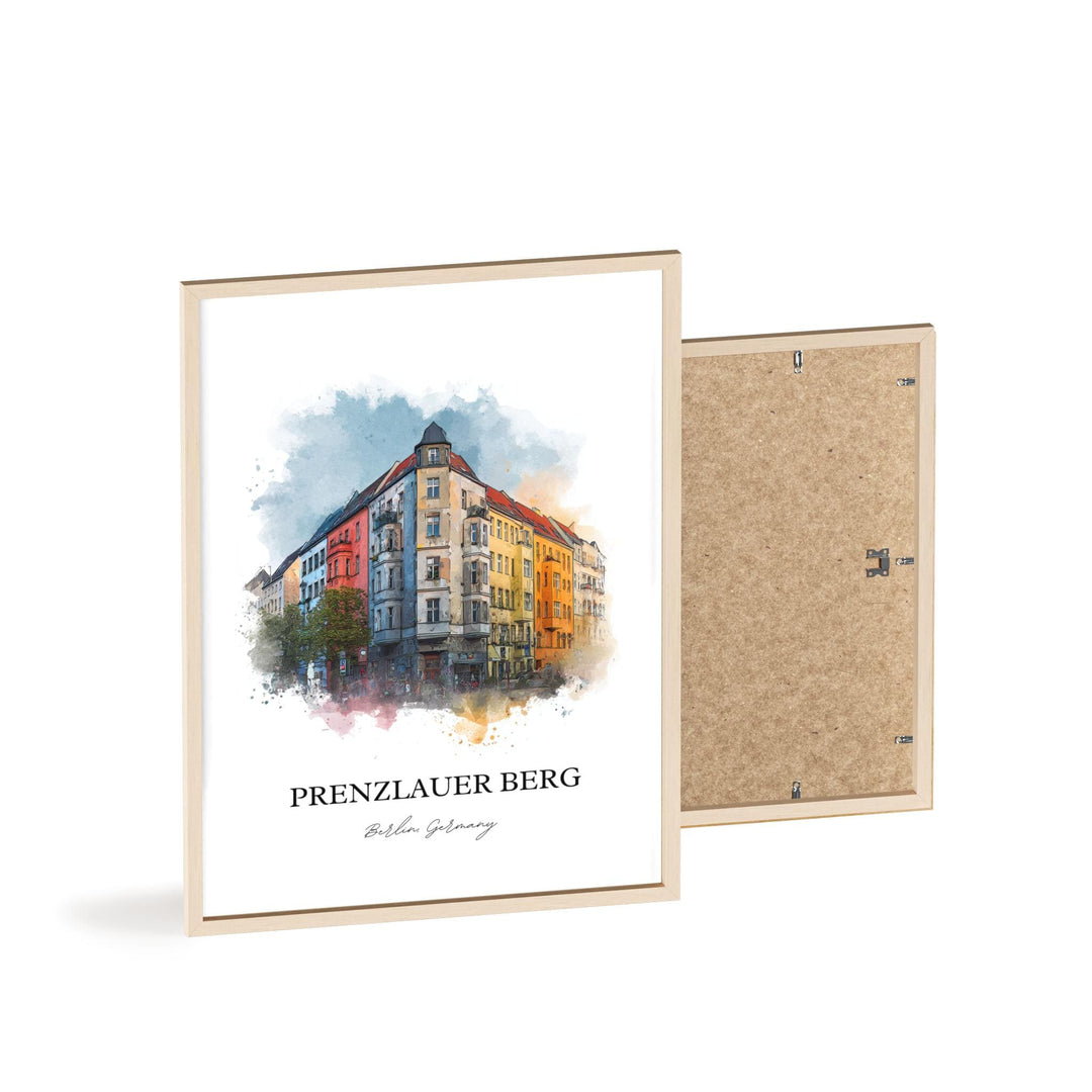 Prenzlauer Berg, Germany – Watercolor Art Print
