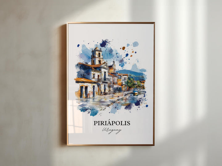 Piriápolis Wall Art, Uruguay Print, Uruguay Watercolor Art, Piriápolis Gift, Travel Print, Travel Poster, Housewarming Gift
