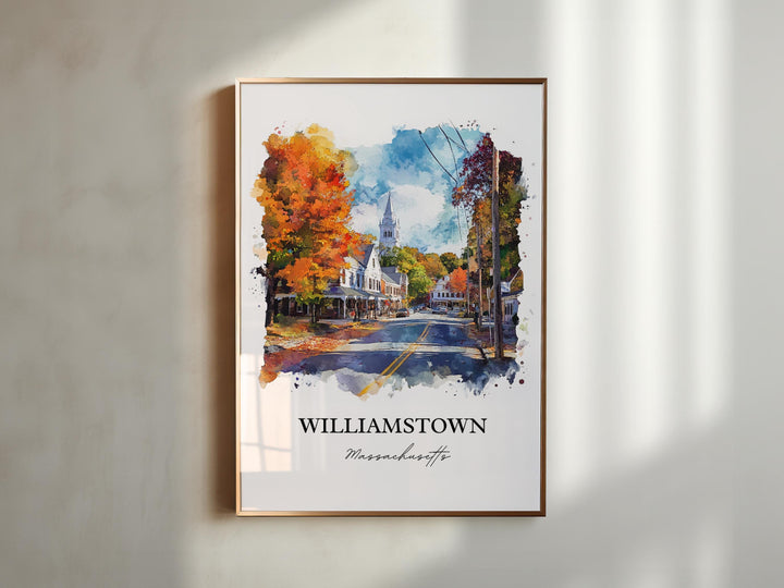 Williamstown Wall Art - Massachusetts Print