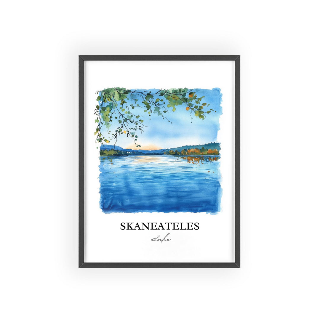 Skaneateles Lake Wall Art, Finger Lakes Print, New York State Artwork, Skaneateles Lake Gift, Travel Print, Travel Poster, Housewarming Gift