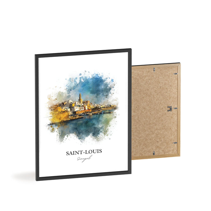 Saint-Louis, Senegal – Watercolor Art Print