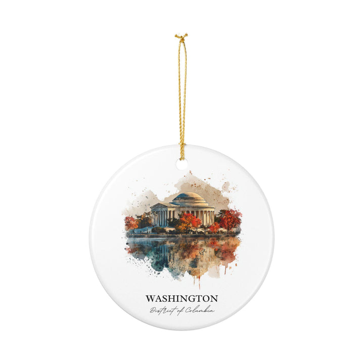 Washington DC Ornament: Unique Washington DC Souvenir, District of Columbia Xmas Decor, and Authentic Washington DC Gift