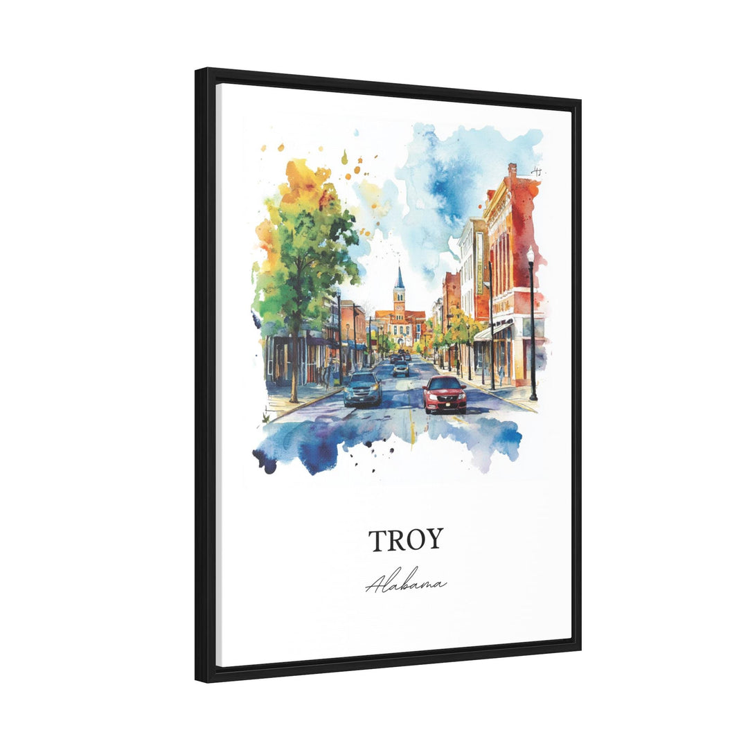 Troy AL Wall Art - Alabama Print
