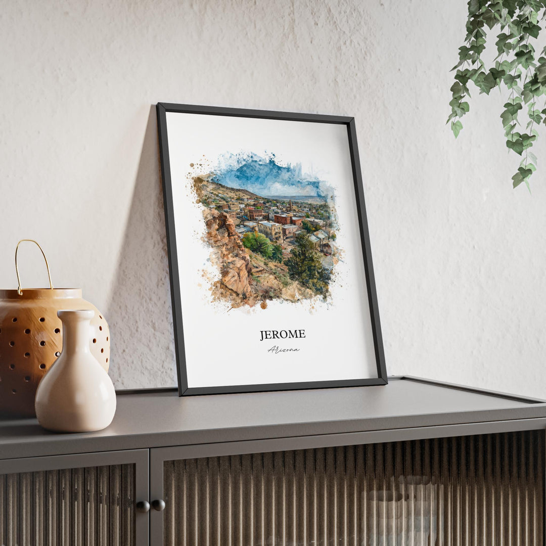 Jerome, Arizona – Watercolor Art Print