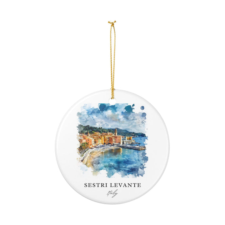 Sestri Levante Ornament: Unique Sestri Levante Souvenir, Italy Xmas Decor, and Authentic Sestri Levante IT Gift