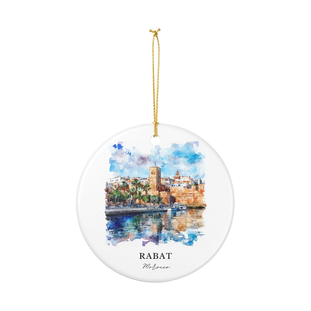 Rabat, Morocco Ornament: Unique Rabat Morocco Souvenir, Rabat Xmas Decor, and Authentic Rabat Morocco Gift