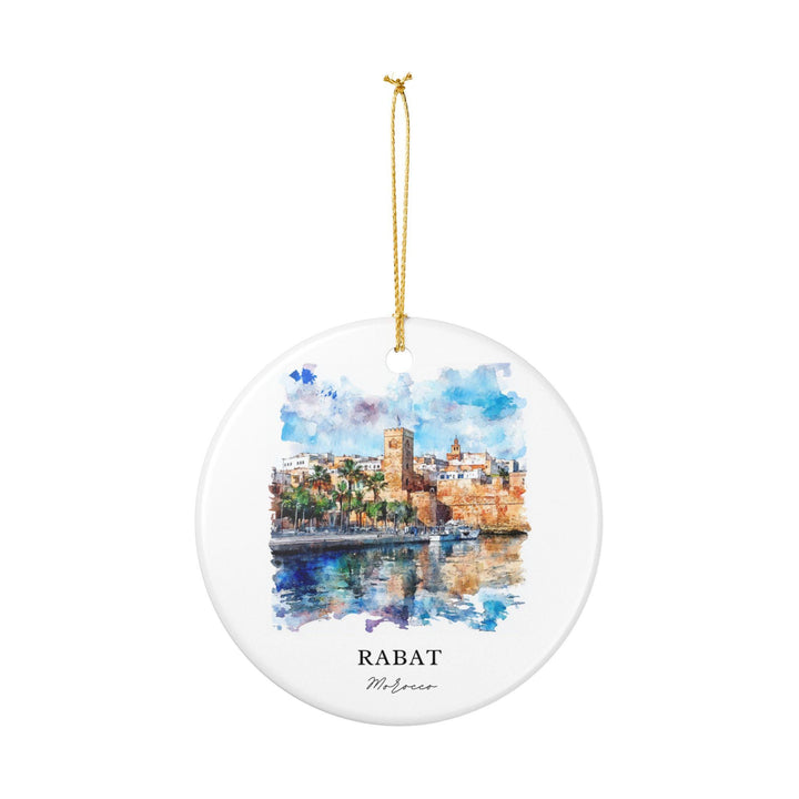 Rabat, Morocco Ornament: Unique Rabat Morocco Souvenir, Rabat Xmas Decor, and Authentic Rabat Morocco Gift