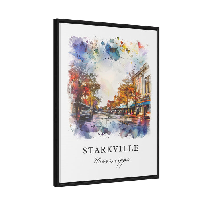 Starkville MS Print, Mississippi Print, Starkville Wall Art, Starkville MS Gift, Travel Print, Travel Poster, Travel Gift, Housewarming Gift