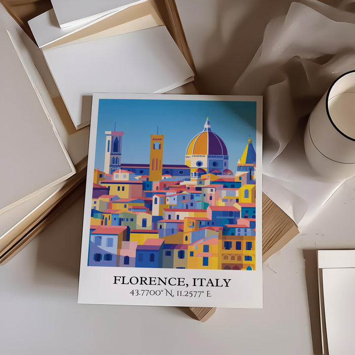 Florence, Italy – Watercolor Art Print