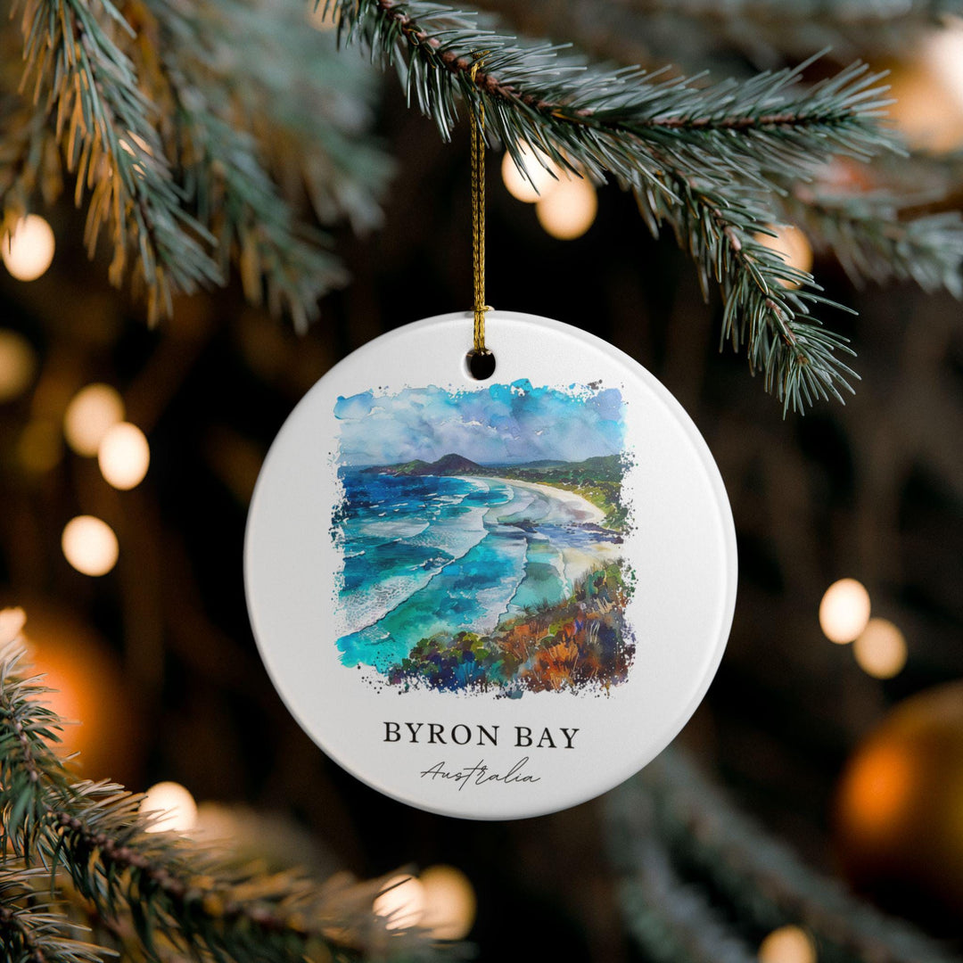 Byron Bay Ornament: Unique Australia Souvenir, Byron Bay Xmas Decor, and Authentic New South Wales Gift