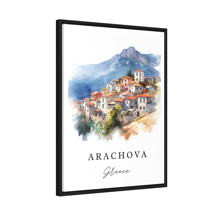 Arachova Wall Art - Greece Print