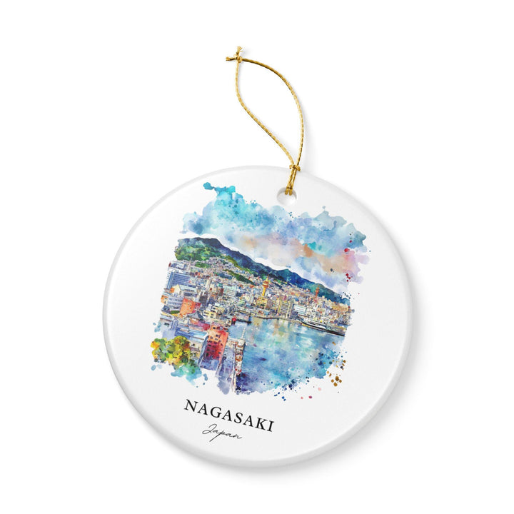 Nagasaki Ornament: Unique Nagasaki Japan Souvenir, Nagasaki Xmas Decor, and Authentic Nagasaki Japan Gift
