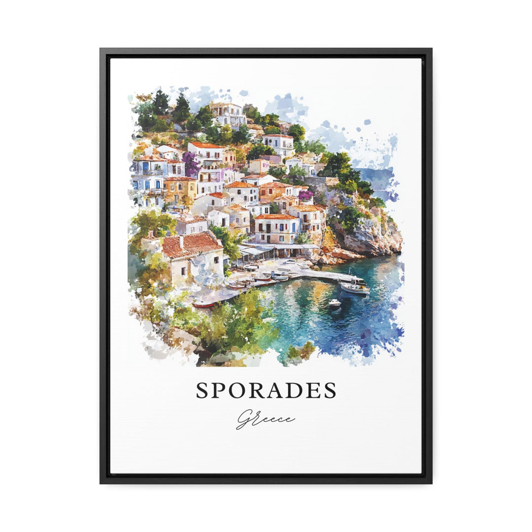 Sporades Islands, Greece – Watercolor Art Print