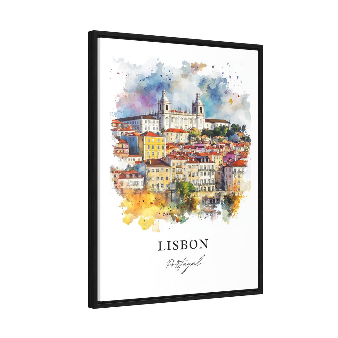 Lisbon, Portugal – Watercolor Art Print