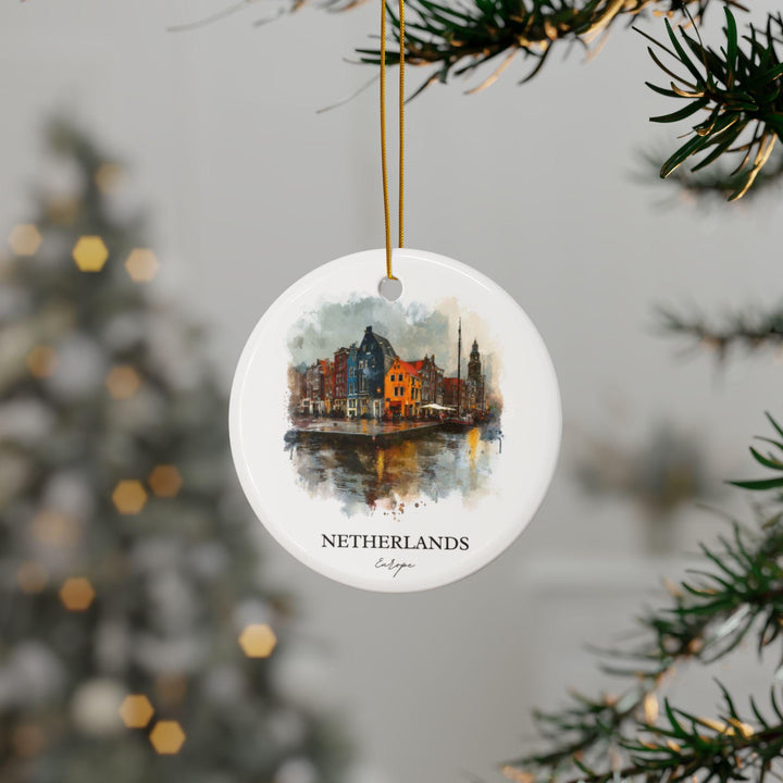 Netherlands Ornament: Unique Netherlands Souvenir, Netherlands Xmas Decor, and Authentic Netherlands Travel Gift
