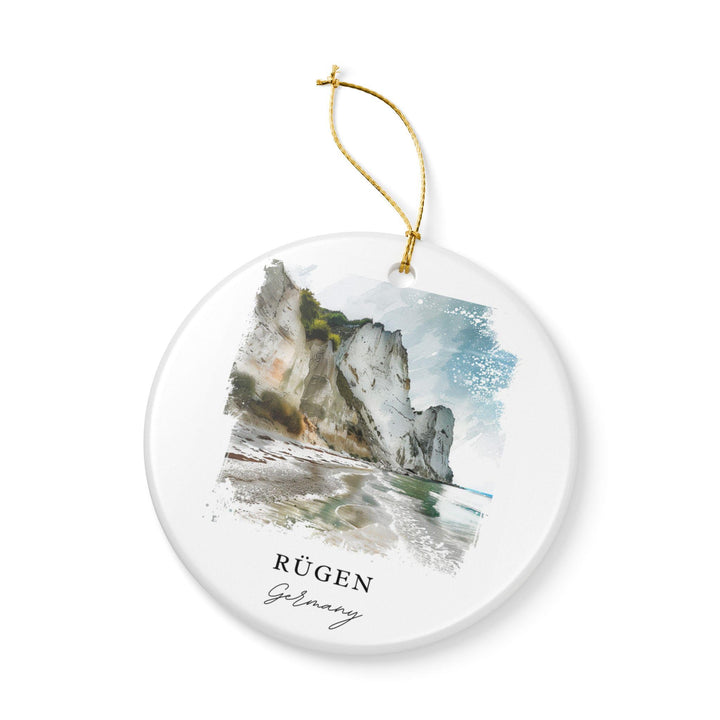 Rugen Germany Ornament: Unique Rugen Germany Souvenir, Germany Xmas Decor, and Authentic Rügen Gift