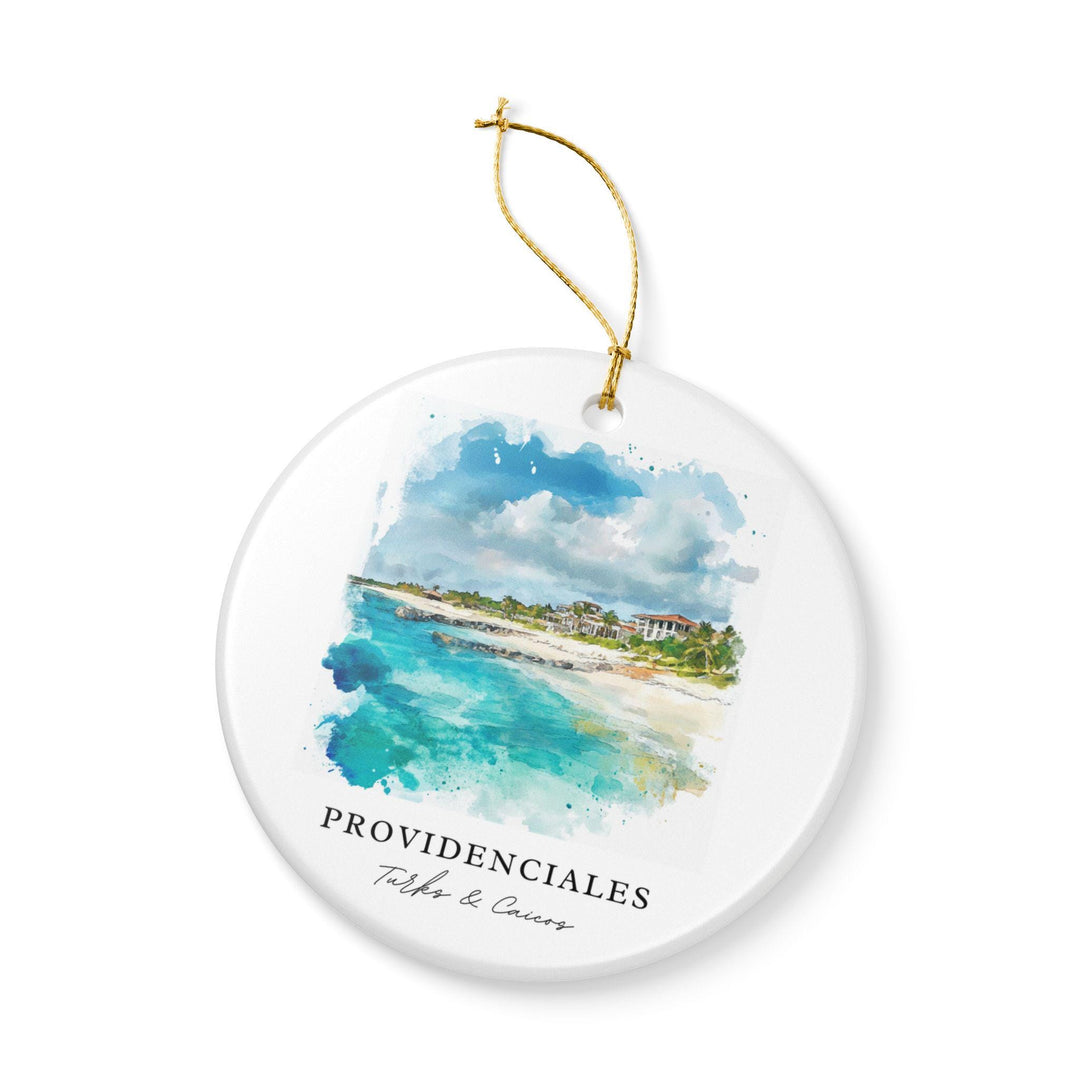 Providenciales Ornament: Unique Providenciales Souvenir, Turks and Caicos Xmas Decor, and Authentic Turks + Caicos Gift