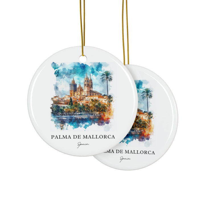 Palma de Mallorca, Spain Ornament: Unique Spain Souvenir, Mallorca Decor, and Authentic Palma de Mallorca Gift