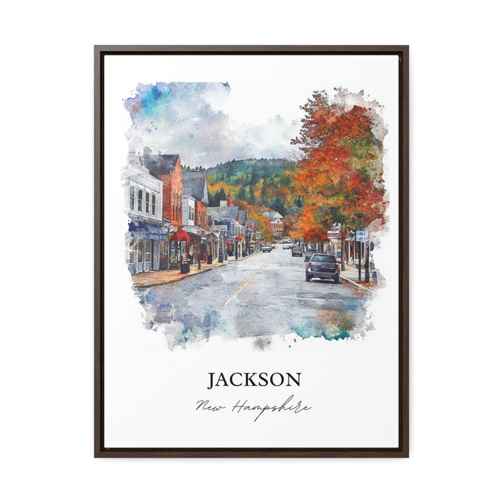 Jackson NH Wall Art, Carroll County Print, New Hampshire Artwork, Jackson New Hampshire Gift, Travel Print, Travel Poster, Housewarming Gift
