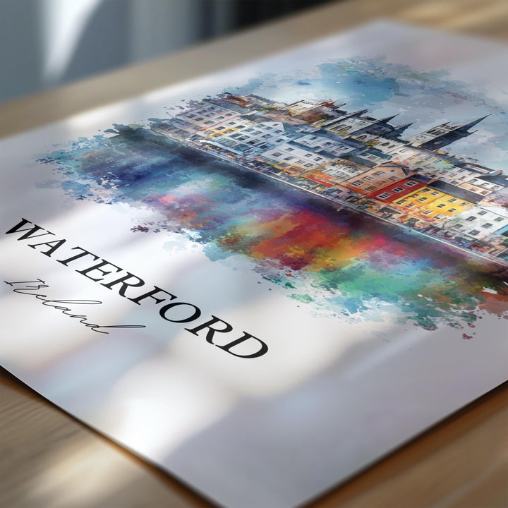 Waterford, Ireland – Watercolor Art Print