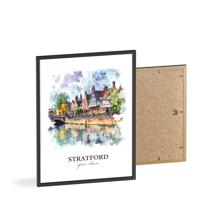 Stratford-upon-Avon, England – Watercolor Art Print