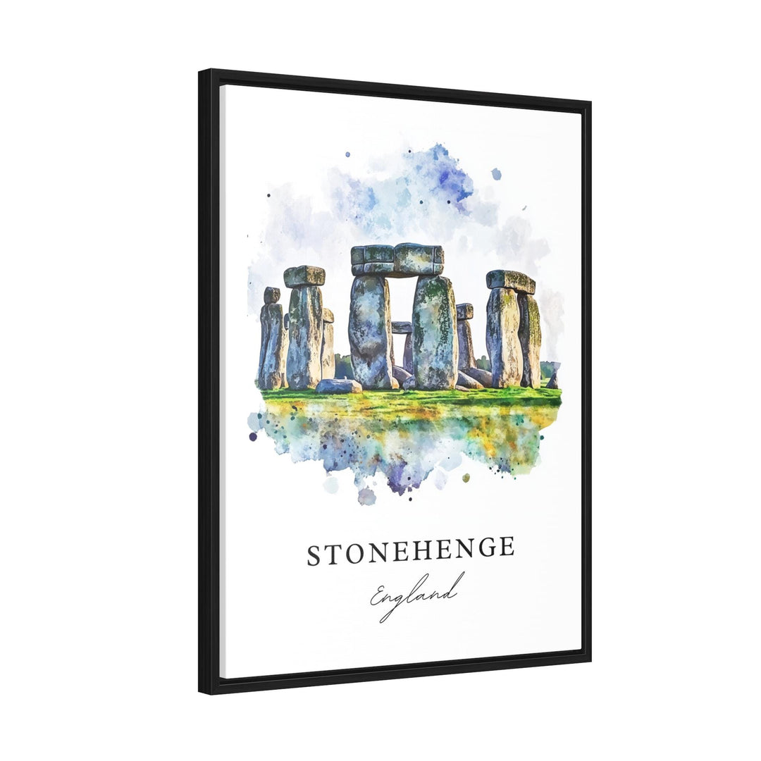 Stonehenge Wall Art, Stonehenge England Print, Wiltshire Watercolor Art, Wiltshire UK Gift,