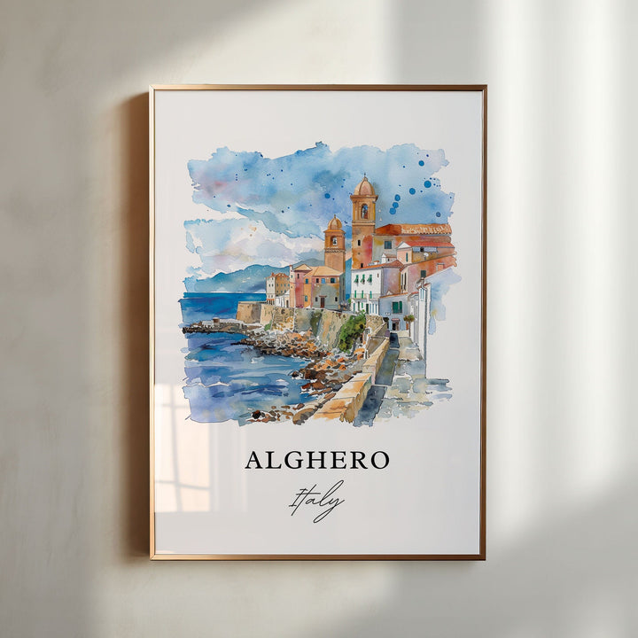 Alghero Wall Art - Italy Print