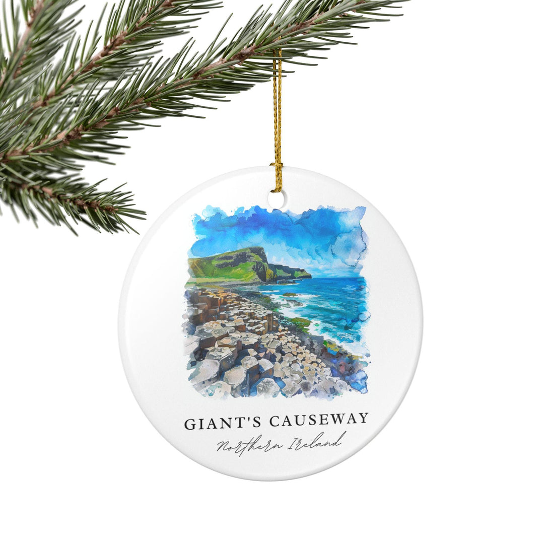 Giants Causeway Ornament: Unique Northern Ireland Souvenir, Giants Causeway Xmas Decor, and Authentic Northern Ireland Gift