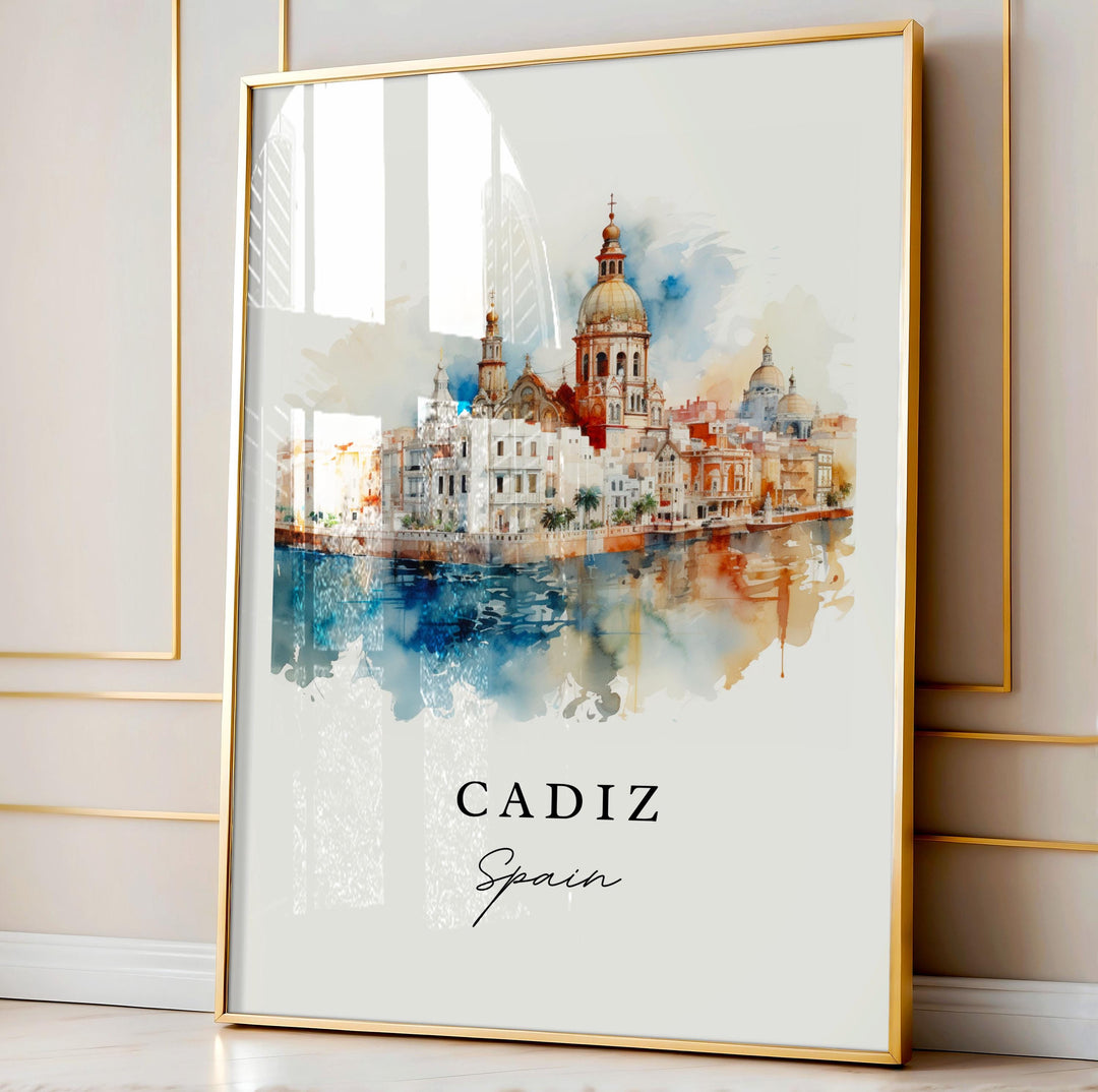 Cadiz Wall Art - Spain Print