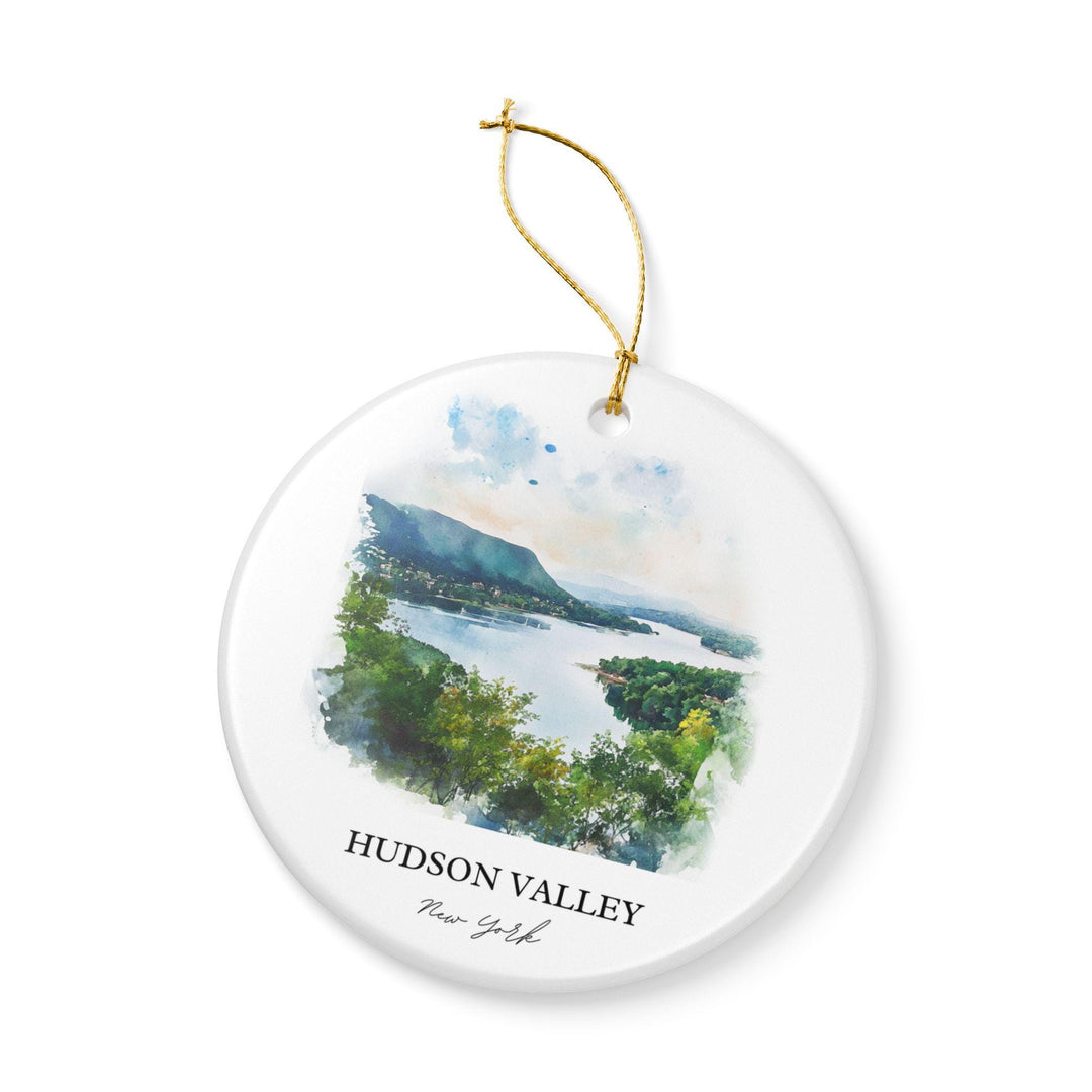 Hudson Valley Ornament: Unique Hudson Valley Souvenir, Hudson Valley NY Xmas Decor, and Authentic Upstate NY Gift