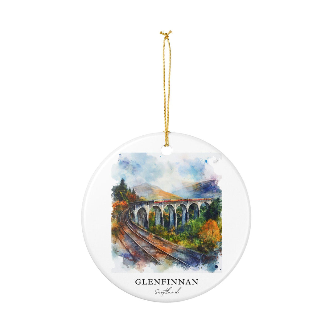 Glenfinnan Ornament: Unique Glenfinnan Scotland Souvenir, Scotland Xmas Decor, and Authentic Scotland Gift
