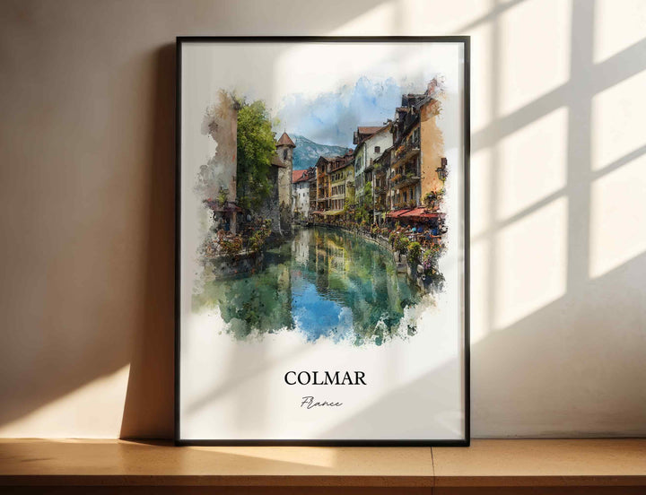 Colmar, France – Watercolor Art Print