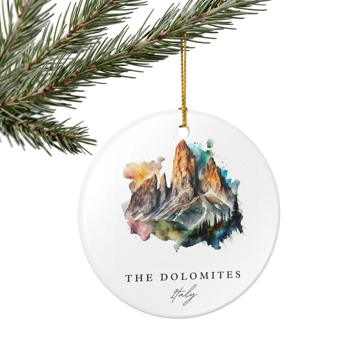 Dolomites Ornament: Unique Dolomites Souvenir, Dolomites Xmas Decor, and Authentic Dolomites Italy Gift