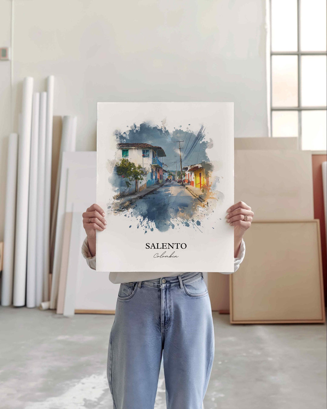 Salento, Colombia – Watercolor Art Print