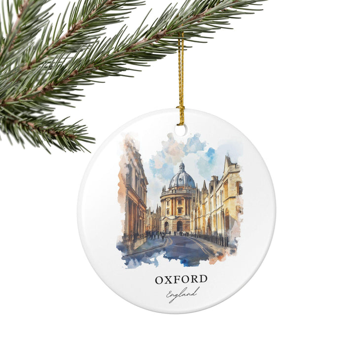 Oxford, England Ornament: Unique Oxford England Souvenir, England Xmas Decor, and Authentic Oxford UK Gift