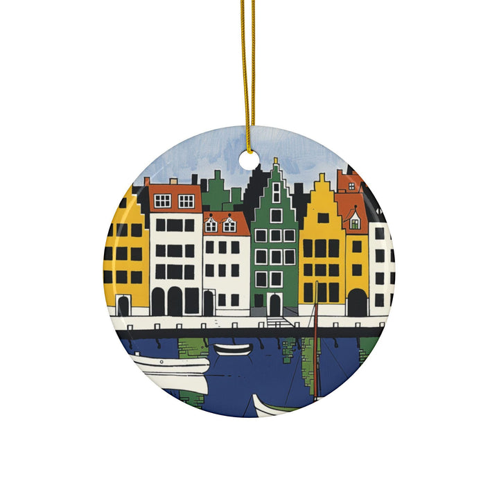 Copenhagen Denmark Ornament: Unique Copenhagen Souvenir, Copenhagen Decor, and Authentic Copenhagen Gift