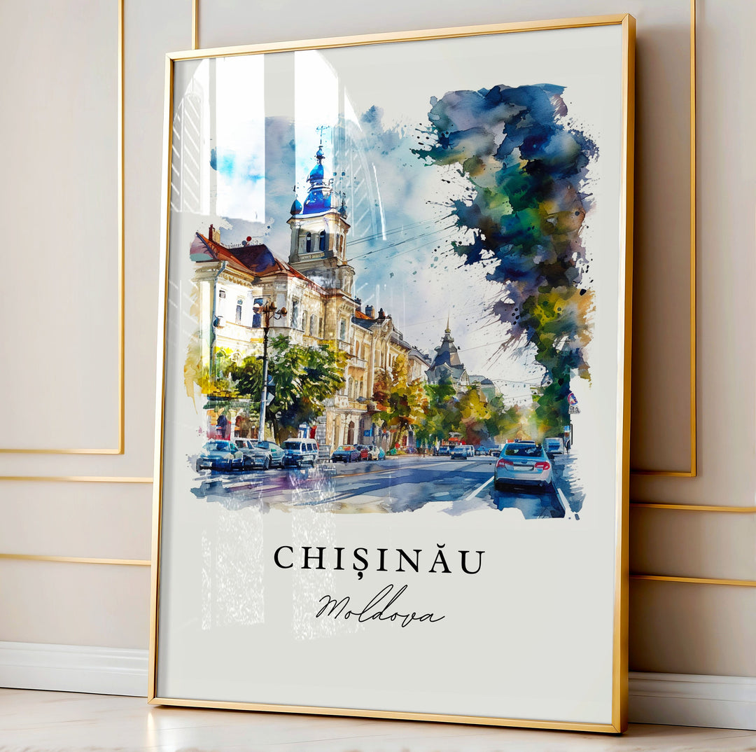 Chisinau wall art - Moldova, Chisinau print, Chisinau Wedding gift, Moldova Birthday present, Custom Text, Perfect Gift